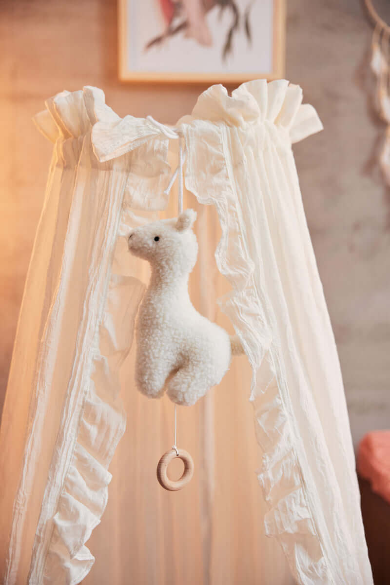 Veil Vintage 61”/155cm Ruffle - Ivory